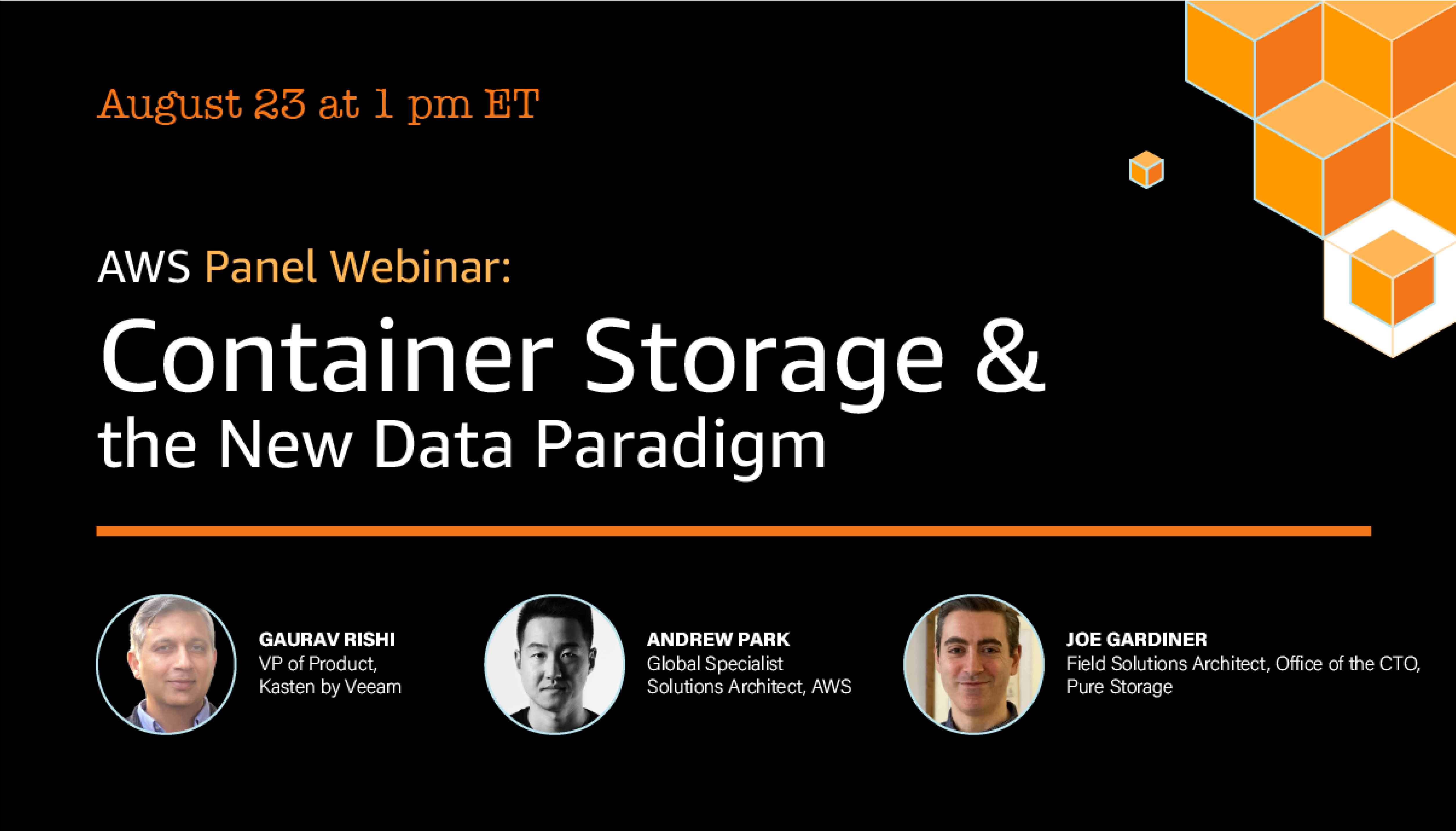 AWS Panel Container Storage and the New Data Paradigm