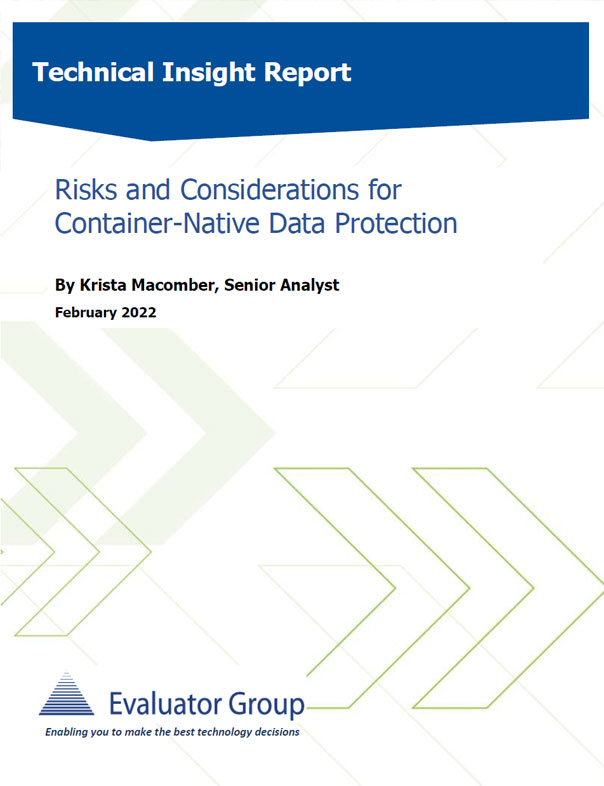 Risks and Considerations for Container Native Data Protection