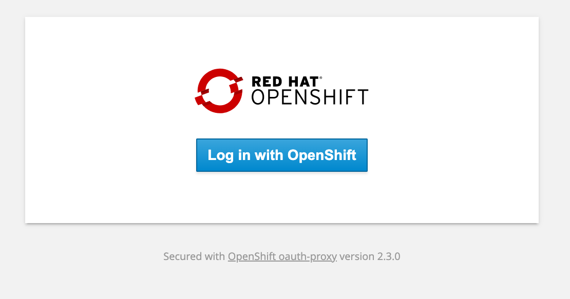 OpenShift OAuth Proxy