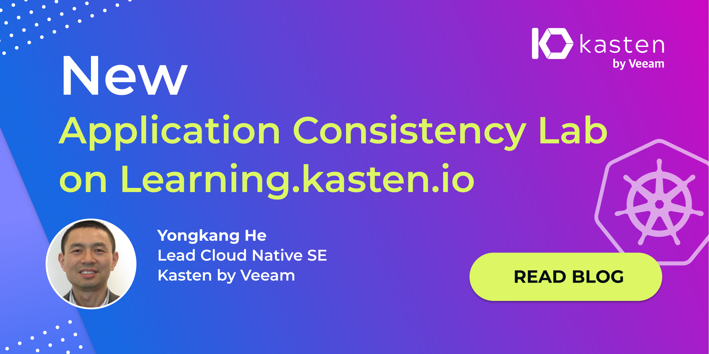 New Application Consistency Lab on Learning.kasten.io
