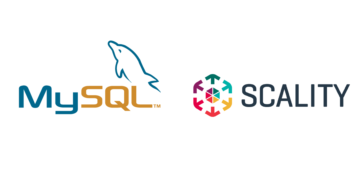 Mysql and Scality logos
