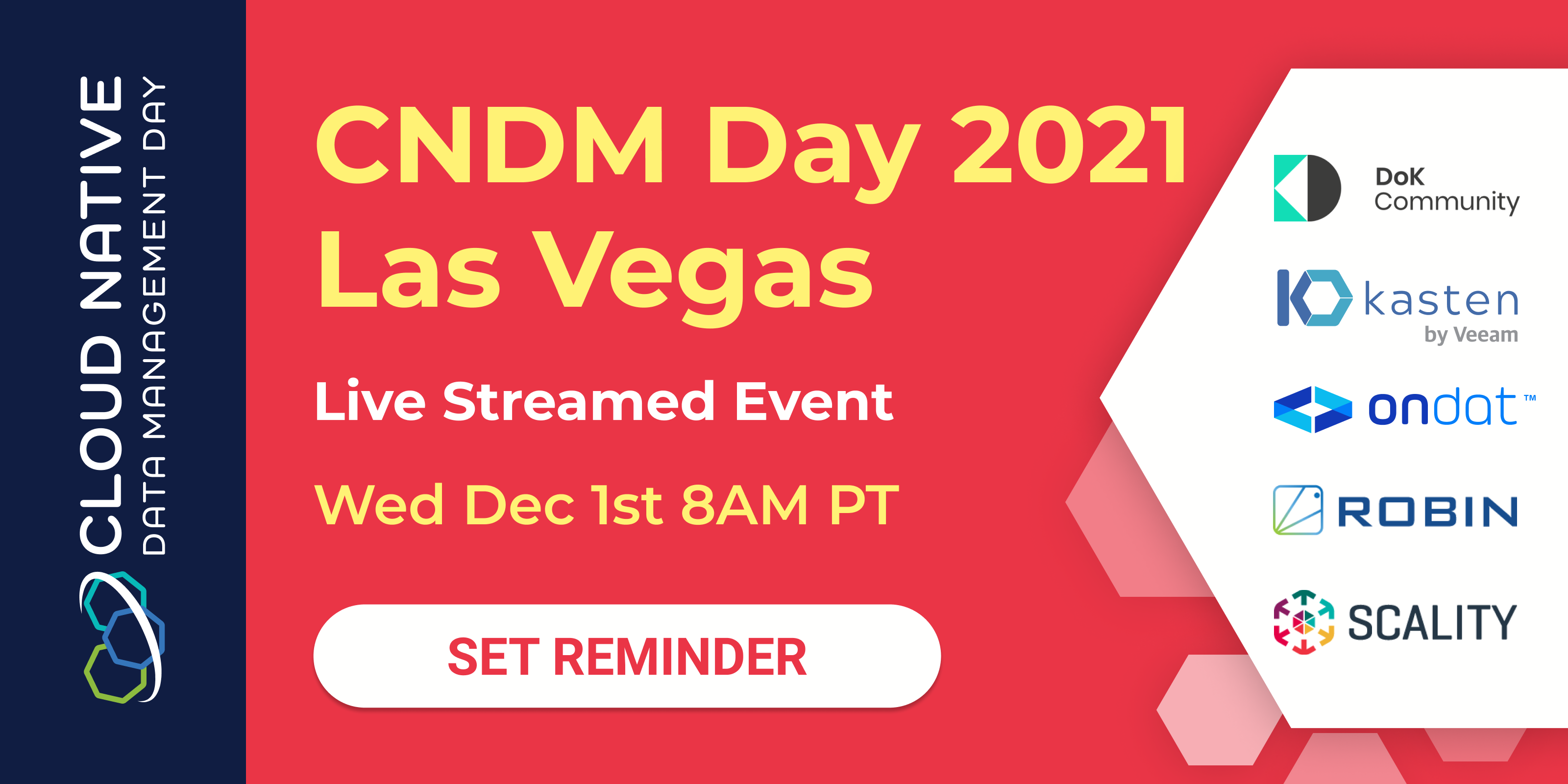 Cloud Native Data Management Day Las Vegas 2021