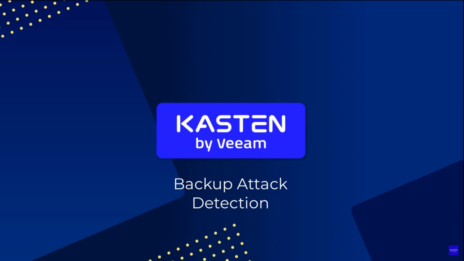 Demo Kasten K10 Ransomware Attack Detection